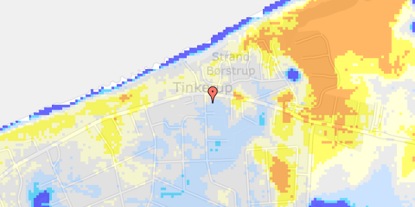 Ekstrem regn på Fredensvej 1