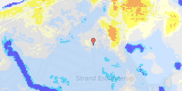 Ekstrem regn på Fredensvej 30