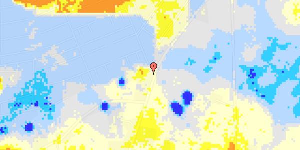 Ekstrem regn på Helsingevej 36A