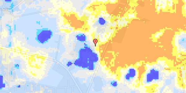 Ekstrem regn på Helsingevej 50B