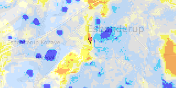 Ekstrem regn på Hjortevej 5C