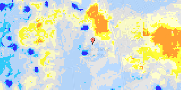 Ekstrem regn på Husebyvej 4