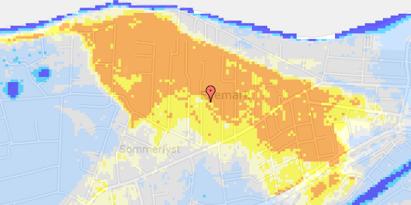 Ekstrem regn på Hybenbakken 10