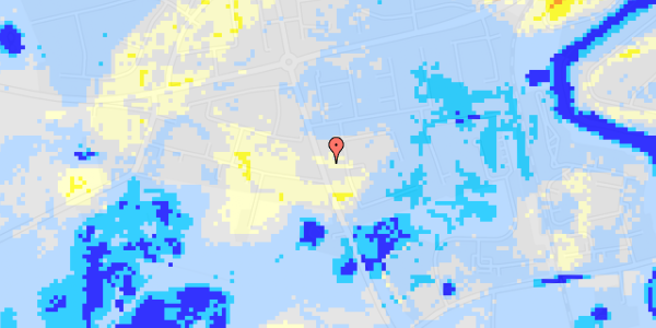 Ekstrem regn på Langdraget 110A