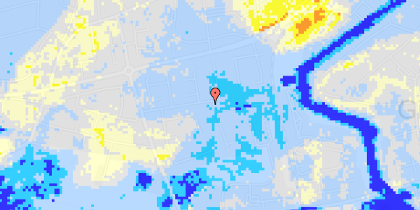 Ekstrem regn på Langdraget 202