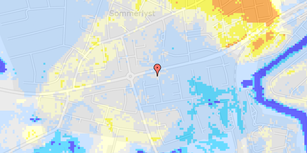 Ekstrem regn på Langdraget 217