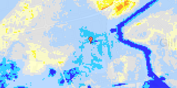 Ekstrem regn på Langdraget 230