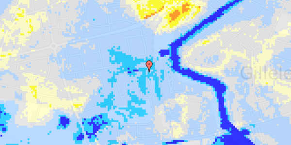 Ekstrem regn på Langdraget 240