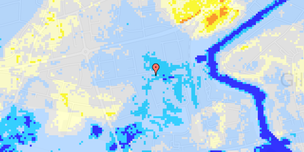 Ekstrem regn på Langdraget 256