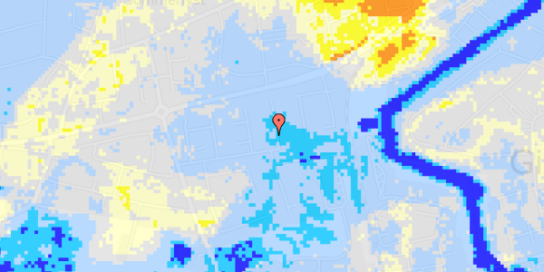 Ekstrem regn på Langdraget 403