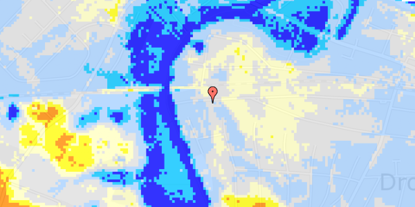 Ekstrem regn på Linde Alle 37