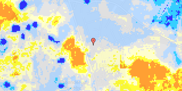 Ekstrem regn på Lucernevej 19