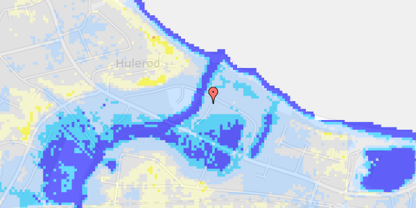 Ekstrem regn på Mølledalen 2B