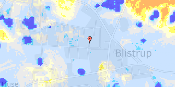 Ekstrem regn på Niels Lorentzens Vej 28