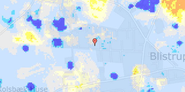 Ekstrem regn på Niels Lorentzens Vej 56