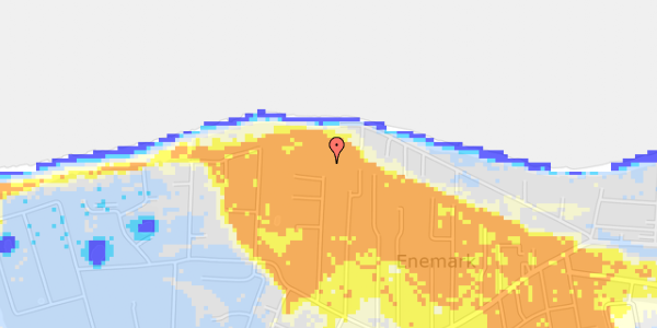 Ekstrem regn på Nordhøjvej 20B