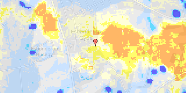 Ekstrem regn på Ruttebakken 13