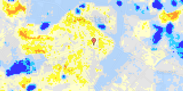 Ekstrem regn på Skovhøjen 25