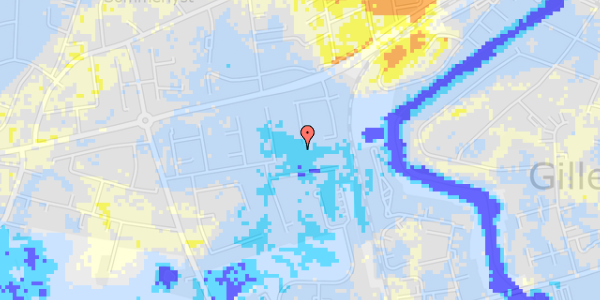 Ekstrem regn på Solgården 22