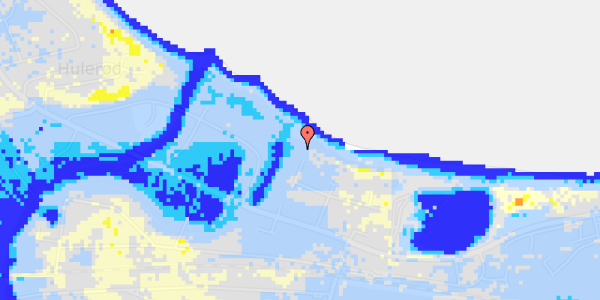 Ekstrem regn på Strandhaven 13