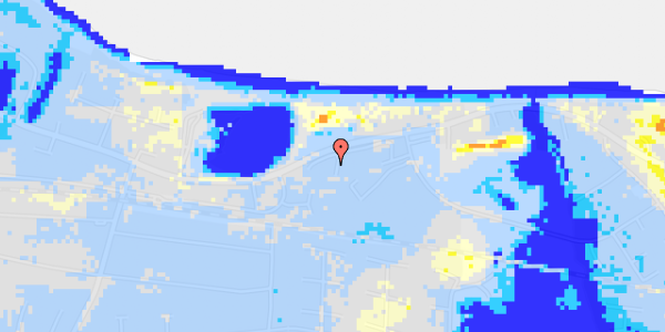 Ekstrem regn på Strandkrogen 2G