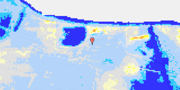 Ekstrem regn på Strandkrogen 2V