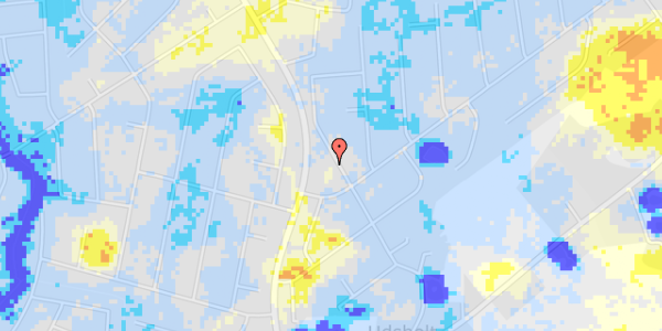 Ekstrem regn på Udsholt Byvej 33