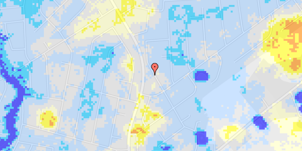 Ekstrem regn på Udsholt Byvej 37