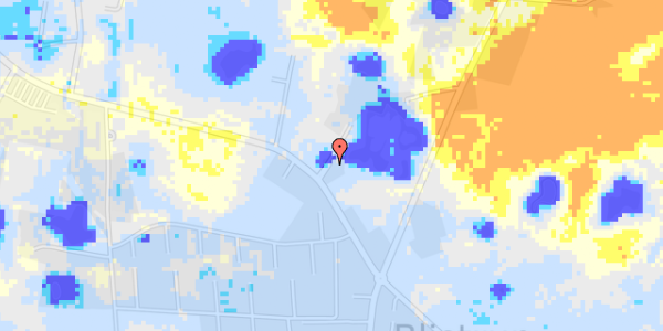 Ekstrem regn på Udsholtvej 85B