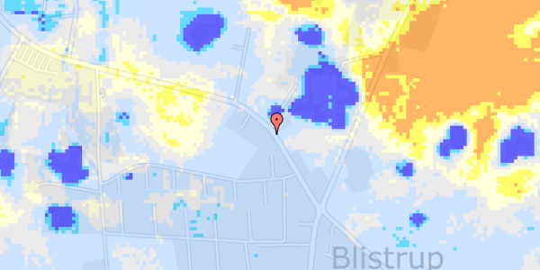 Ekstrem regn på Udsholtvej 88