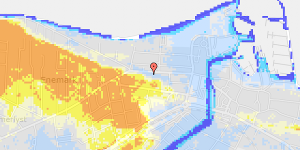 Ekstrem regn på Vesterbrogade 27