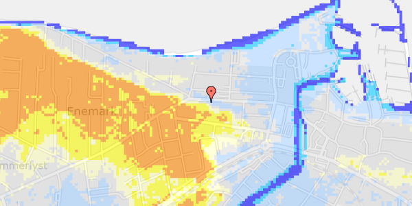 Ekstrem regn på Vesterbrogade 31B