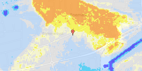 Ekstrem regn på Vesterbrogade 65