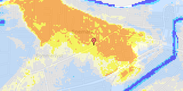 Ekstrem regn på Vesterbrogade 66A