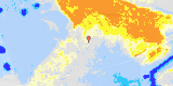 Ekstrem regn på Vesterbrogade 88F