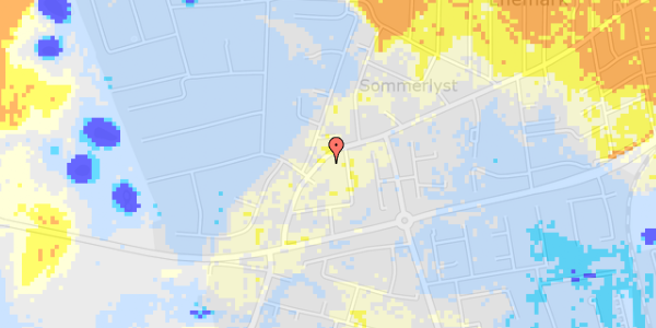 Ekstrem regn på Vesterbrogade 93B