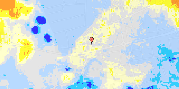 Ekstrem regn på Vesterbrogade 118