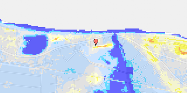 Ekstrem regn på Villingebæk Strandvej 607C