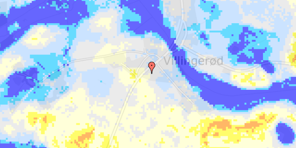 Ekstrem regn på Villingerødvej 67A