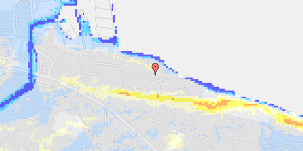 Ekstrem regn på Østre Strandvej 19