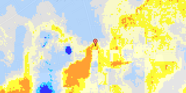 Ekstrem regn på Avlegårdsvej 1