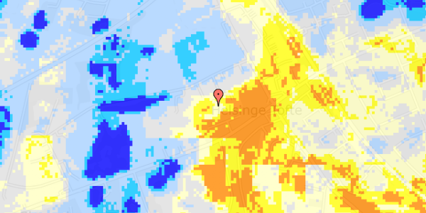 Ekstrem regn på Bomose Alle 9