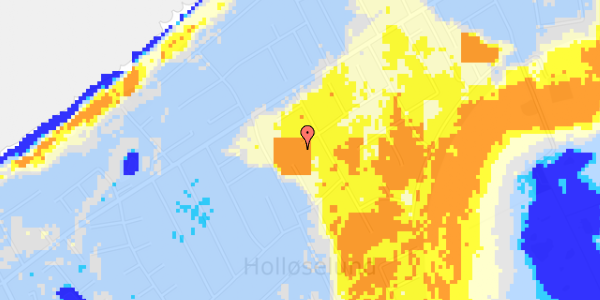 Ekstrem regn på Bragesvej 20