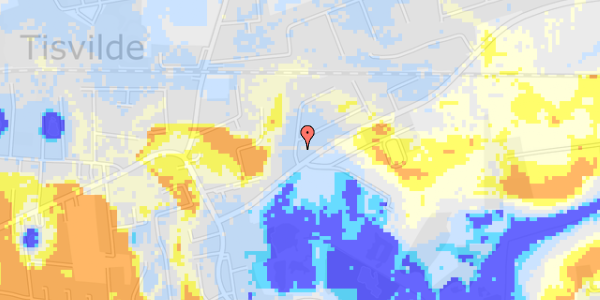 Ekstrem regn på Brentingevej 2