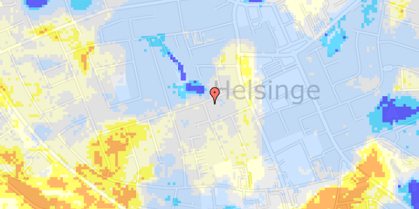 Ekstrem regn på Bryderupvej 13