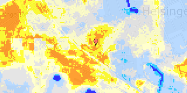 Ekstrem regn på Brydetoften 1