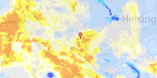 Ekstrem regn på Brydetoften 9