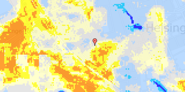 Ekstrem regn på Brydetoften 13