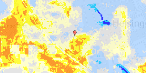 Ekstrem regn på Brydetoften 16