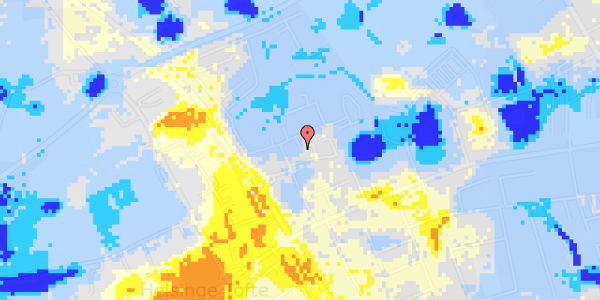 Ekstrem regn på Bryggervej 24